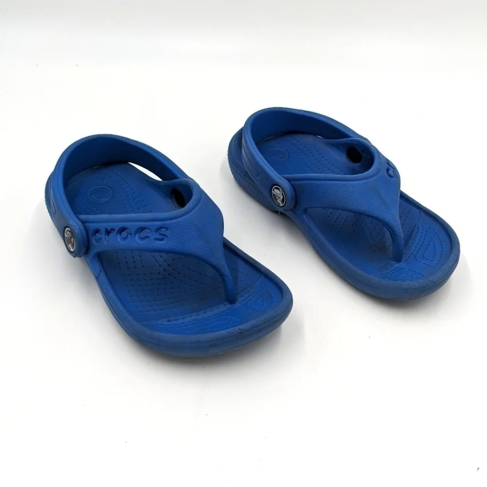 Crocs Blue Sandal Water Shoe 8T 9T